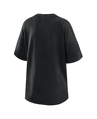 Wear by Erin Andrews Women's Black Philadelphia Phillies Oversized Boyfriend T-Shirt