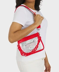 Wear by Erin Andrews Cincinnati Reds Plastic Chain Mini Crossbody Bag