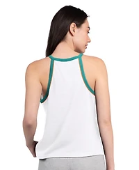 G-iii 4Her by Carl Banks Women's White Miami Dolphins Redemption Win Slub Tank Top