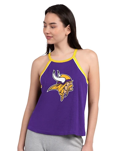 G-iii 4Her by Carl Banks Women's Minnesota Vikings Redemption Win Slub Tank Top