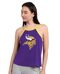 G-iii 4Her by Carl Banks Women's Minnesota Vikings Redemption Win Slub Tank Top