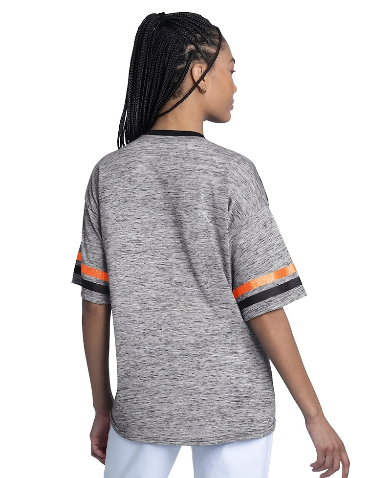 G-iii 4Her by Carl Banks Women's Black San Francisco Giants Off-Season Oversized Top