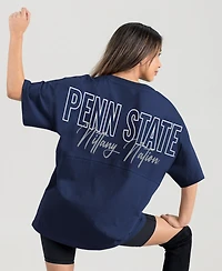 Gameday Couture Women's Navy Penn State Nittany Lions Oversized Back at Ya T-Shirt