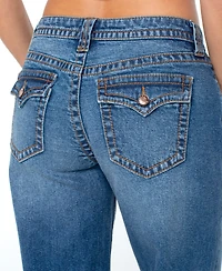 Celebrity Pink Women's Low-Rise Straight-Leg Jeans
