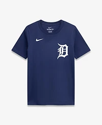 Nike Big Boys and Girls Riley Greene Navy Detroit Tigers Name & Number T-Shirt