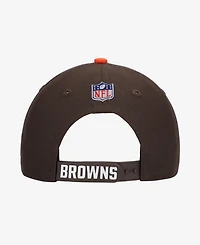 New Era Big Boys and Girls Brown/Orange Cleveland Browns 2026 Nfl Draft Pre-Curved 9FIFTY Snapback Hat