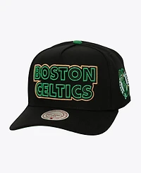 Mitchell & Ness Men's Black Boston Celtics Class Act Pro Snapback Hat