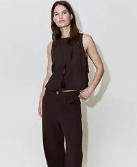 Mango Women's Balloon Cotton Pants