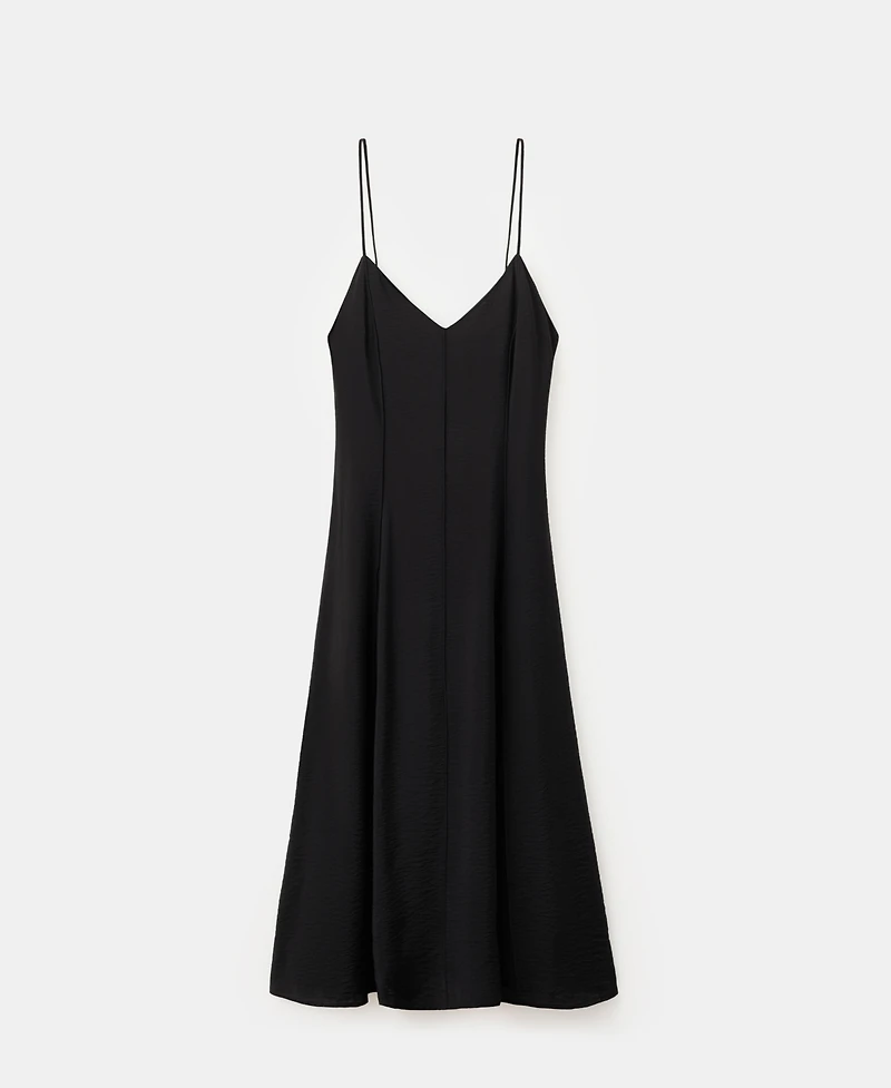Mango Women's Stitching Details Midi Dress