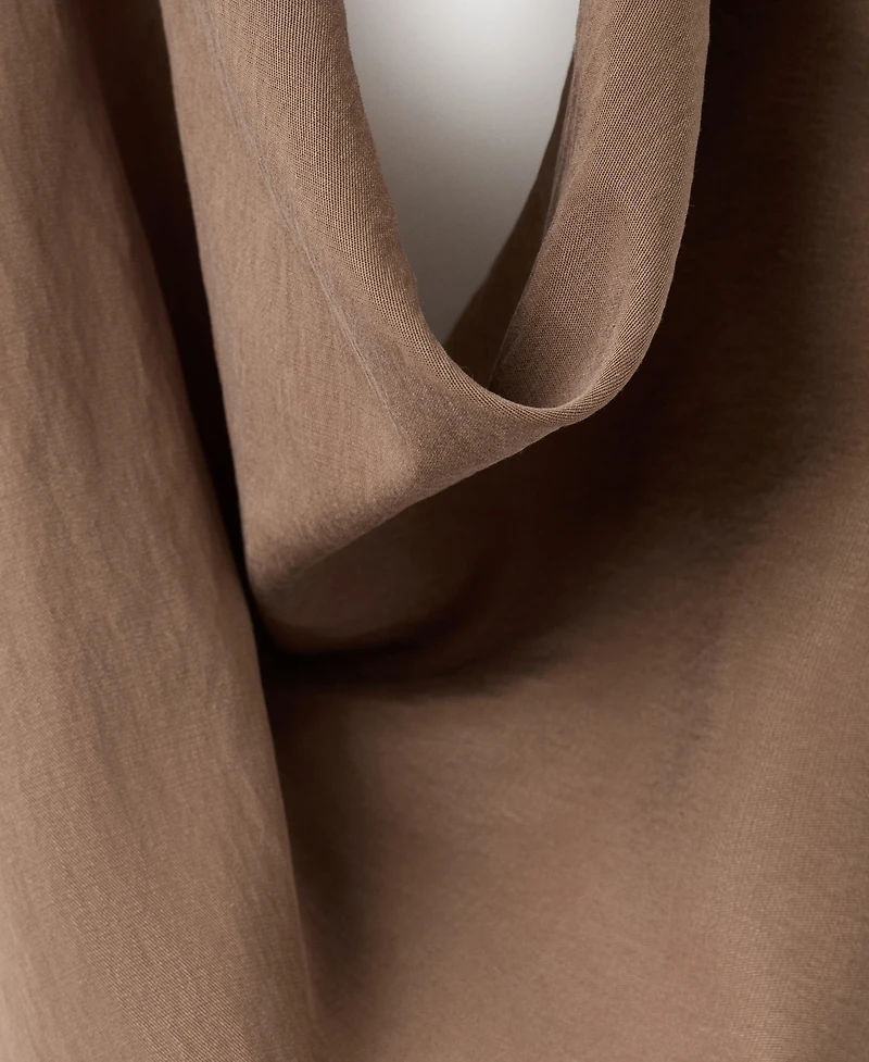 Mango Women's Draped Neck Lyocell Top
