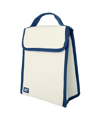 Lands' End Small Cooler Bag Polyester Canvas, Soft Lunch Box for Women and Men