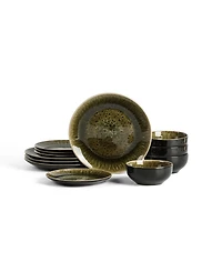 Stone Lain Riley 12-Piece Dinnerware Set, Service For 4