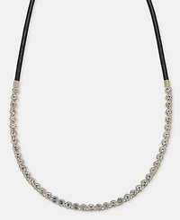 On 34th Crystal Tennis Cord Necklace, Macy's Exclusive