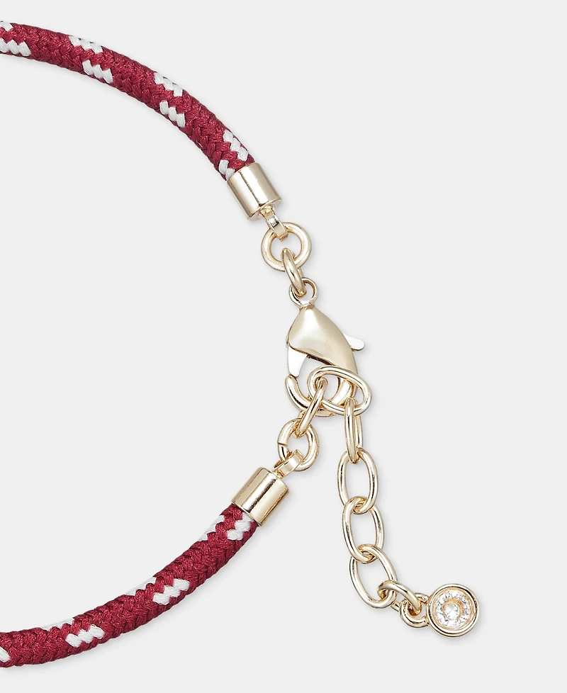 On 34th Crystal Cord Flex Tennis Bracelet, Macy's Exclusive