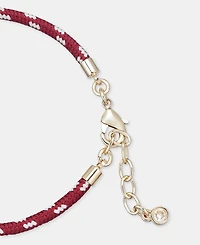 On 34th Crystal Cord Flex Tennis Bracelet, Macy's Exclusive