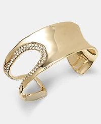 Style & Co Glass Crystal Cuff Bracelet, Macy's Exclusive