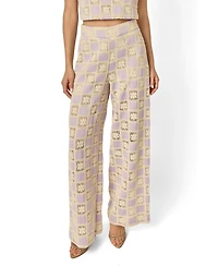 English Factory Women's Crochet Long Pants