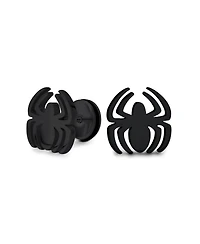 Bling Jewelry Widow Spider Stud Piercing Earrings Illusion Plug Stainless Steel Screwback
