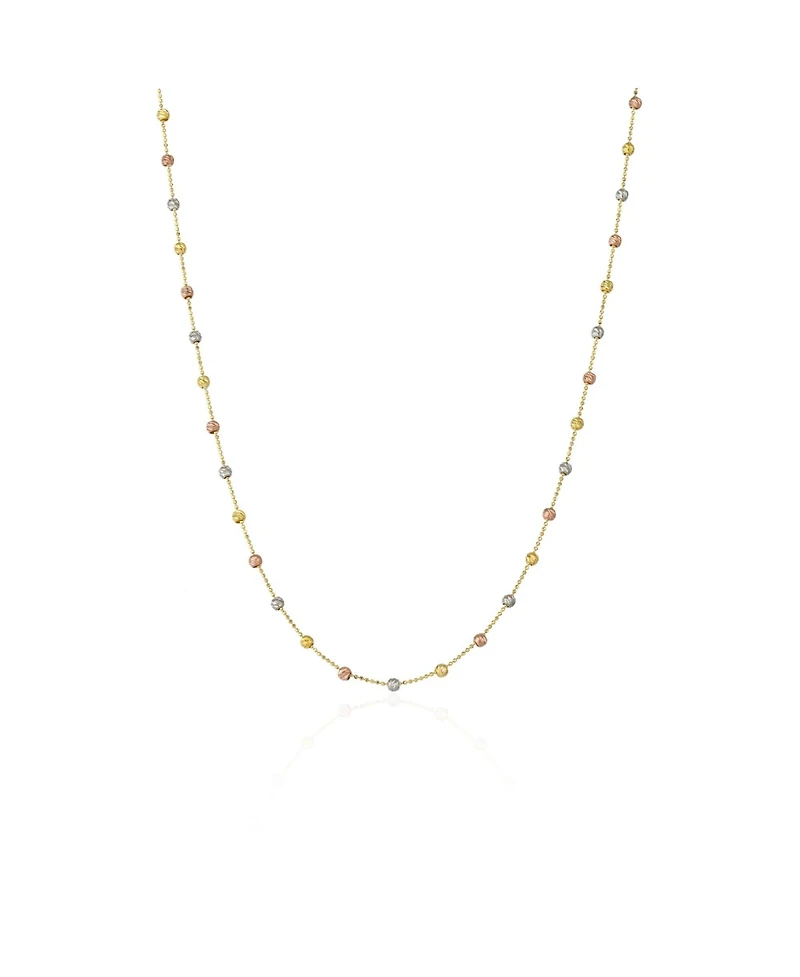 Spero London Dorissa Multicolour Sterling Silver Beaded Single Necklace