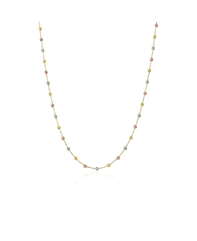 Spero London Dorissa Multicolour Sterling Silver Beaded Single Necklace