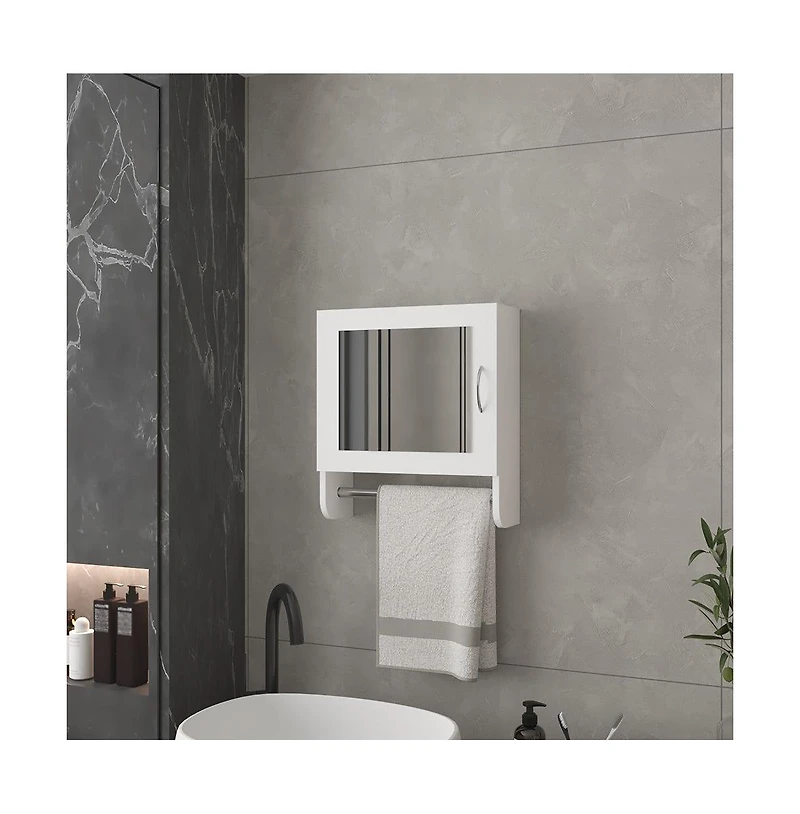 Busdays Medicine Cabinet Ulysses Wall Mount Bathroom Storage with Mirror