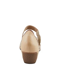 L'Artiste Spring Step Americana Women's Wedge Mary Jane with Buckle