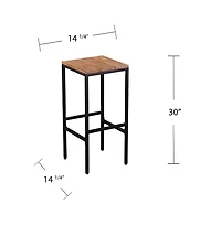 Augusta Home Venallo Indoor/Outdoor Barstools (Set of 2