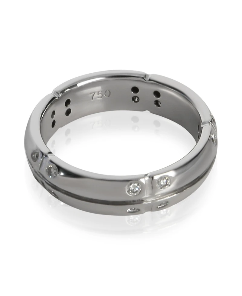 Pre-Owned Tiffany & Co White Gold Diamond Streamerica Band