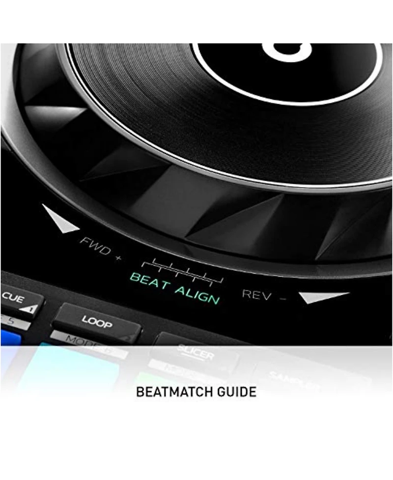 Hercules DjControl Inpulse 500 2-Channel DJ Controller with Retractable Feet, Software and Accessories