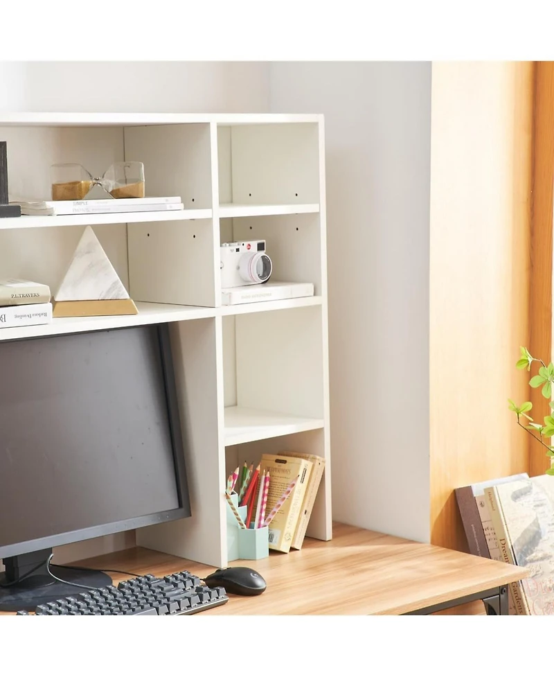DormCo Yak About It Extra Shelves Dorm Desk Bookshelf