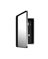 Midola 20x30 Inch Recessed Metal Framed Medicine Cabinet with Mirror and Adjustable Shelves Wall Mirror with Storage for Bathroom