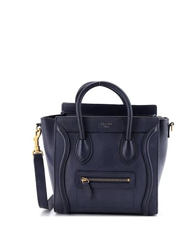 Pre-Owned Celine Nano Luggage Bag Smooth Leather