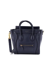 Pre-Owned Celine Nano Luggage Bag Smooth Leather