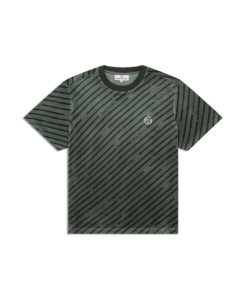Sergio Tacchini Men's Obliquo Velour T-shirt