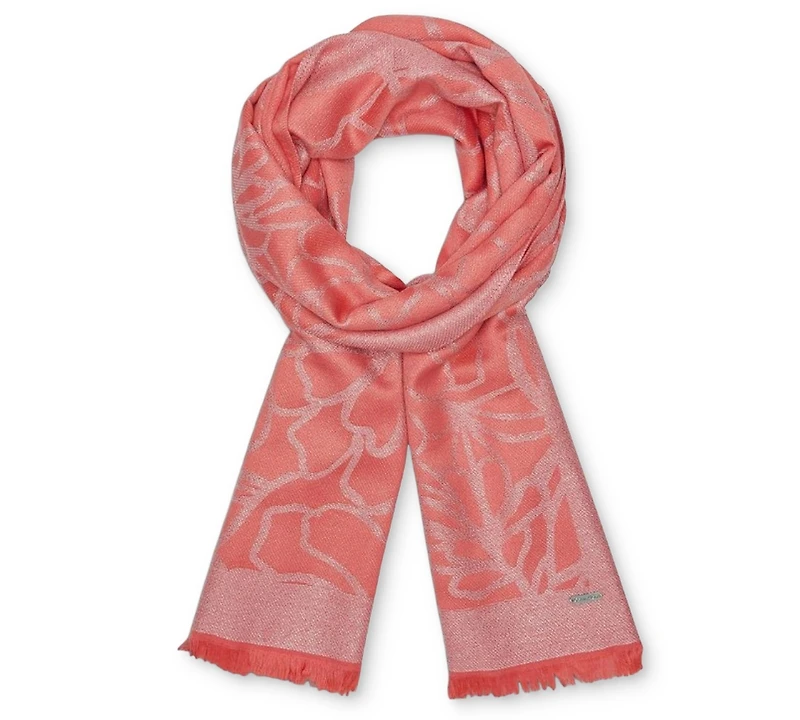 Calvin Klein Women's Modern Lurex Floral Wrap Scarf
