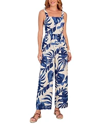 Cupshe Women's Coastal Escape Tropical Jumpsuit