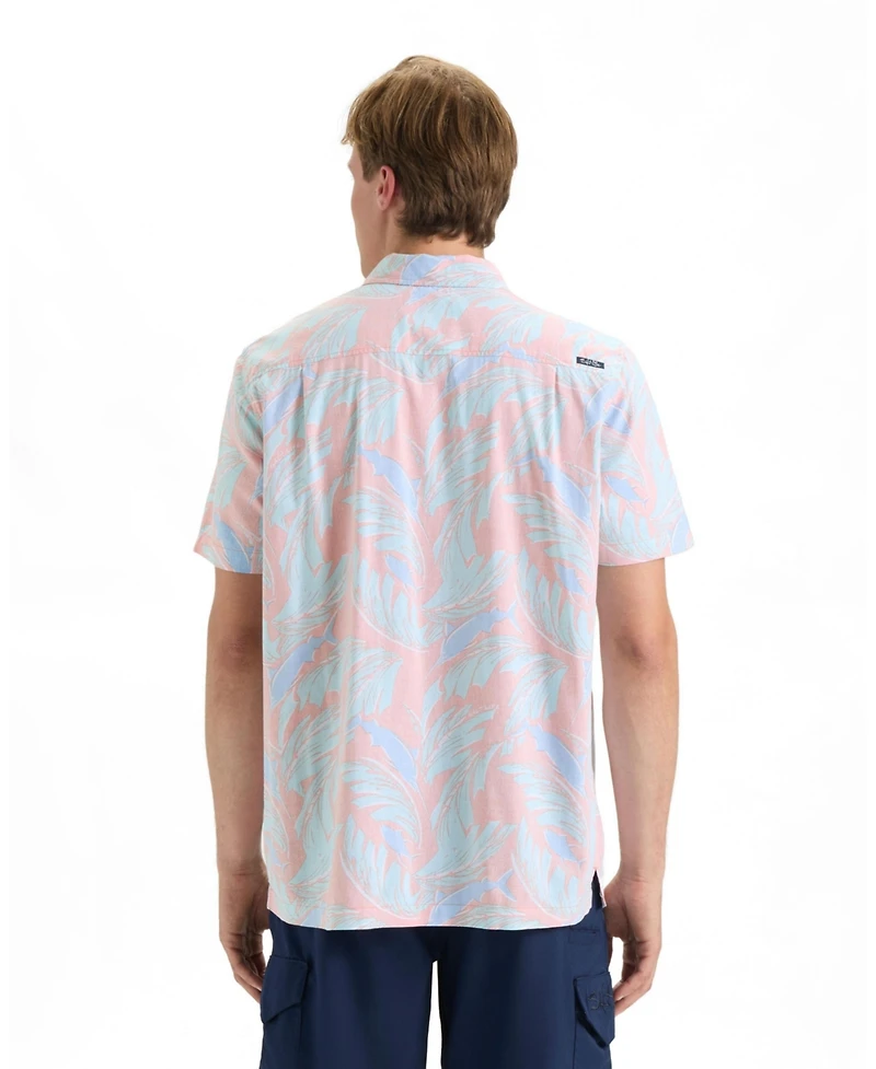 Salt Life Men's Palm Promenade Woven Shirt