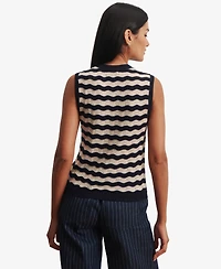 Sanctuary Women's Everyday Chevron Sleeveless Sweater Tank