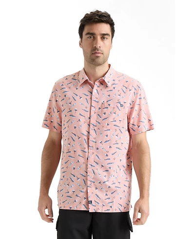 Salt Life Men's Tempting Tackle Woven Short Sleeve Shirt