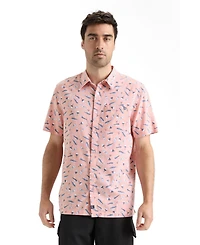 Salt Life Men's Tempting Tackle Woven Short Sleeve Shirt