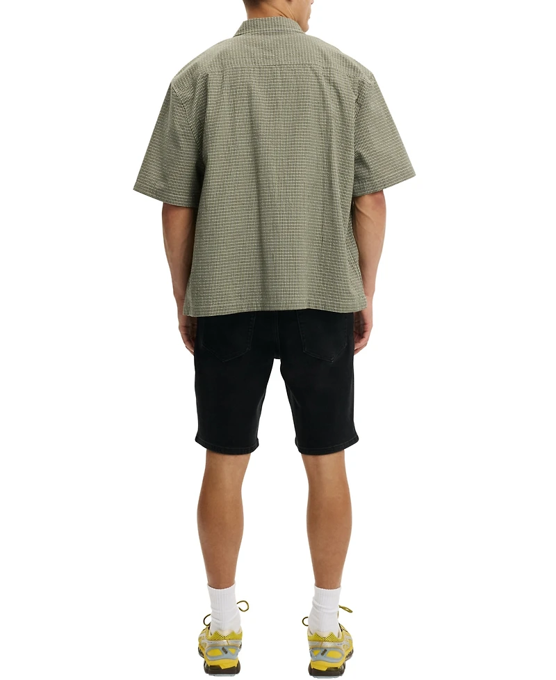 Cotton On Men's 9" Loose Straight Denim Shorts