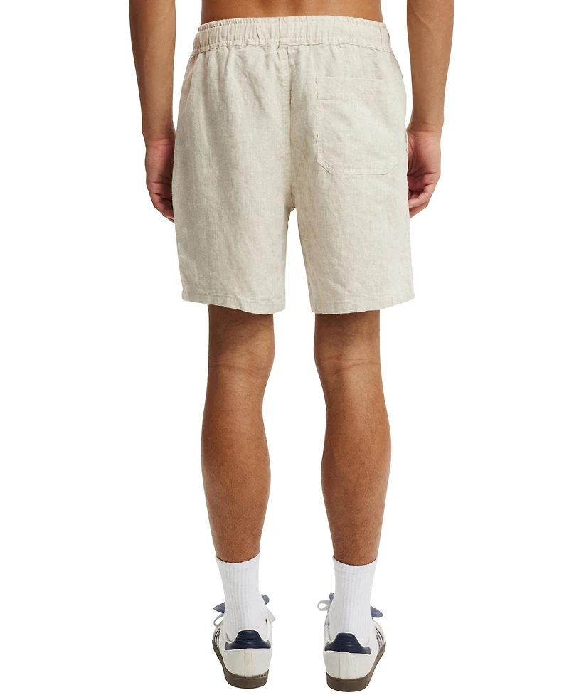 Cotton On Men's Linen Easy Shorts