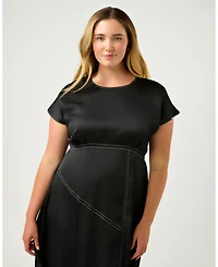 Estelle Women's Josephine Contrast Stitch Dress