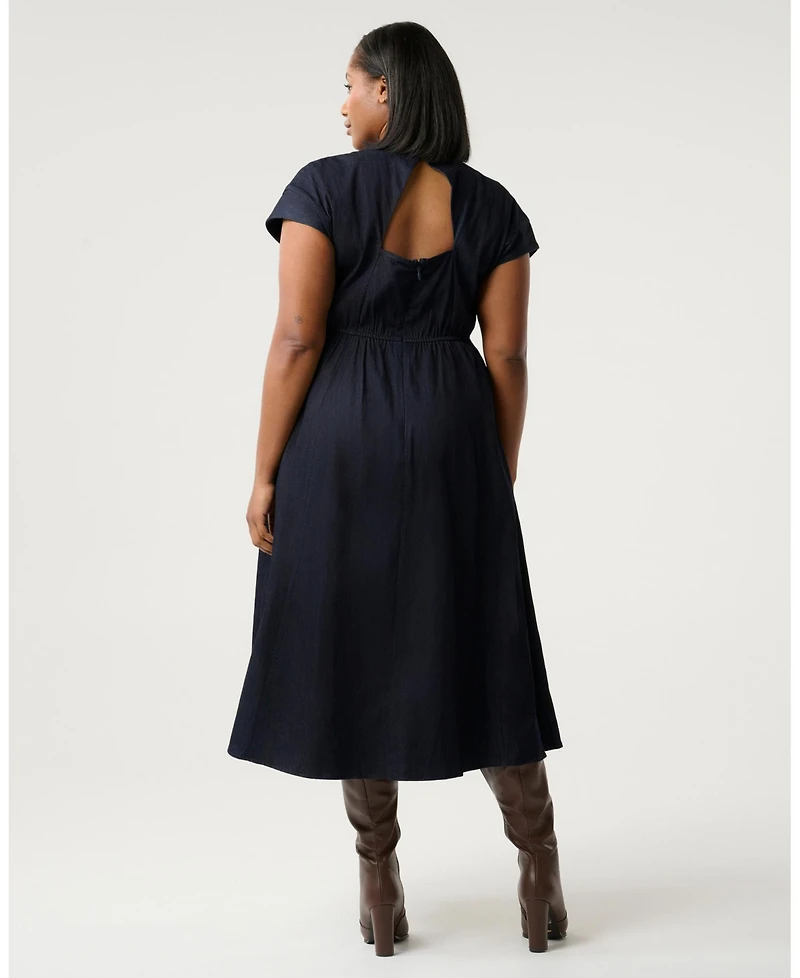 Estelle Abbie Denim Midi Dress
