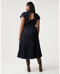 Estelle Abbie Denim Midi Dress