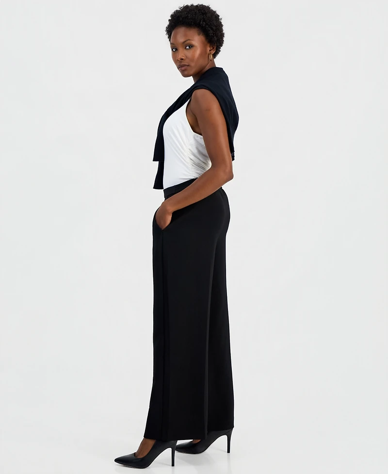 I.n.c. Petite High-Rise Wide-Leg Pants, Macy's Exclusive