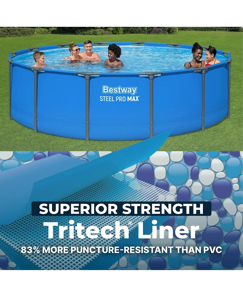 Bestway Steel Pro Max Metal Frame Above Ground Pool Only