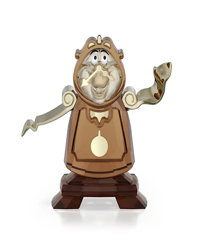 Swarovski Disney Beauty and The Beast Cogsworth Crystal Figurine