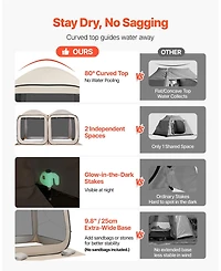 Cozito Screen House Tent, Pop Up Canopy with Carry Bag