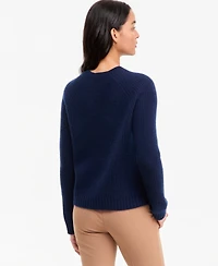 Charter Club Women's Cashmere Shaker Stitch Crewneck Sweater, Macy's Exclusive
